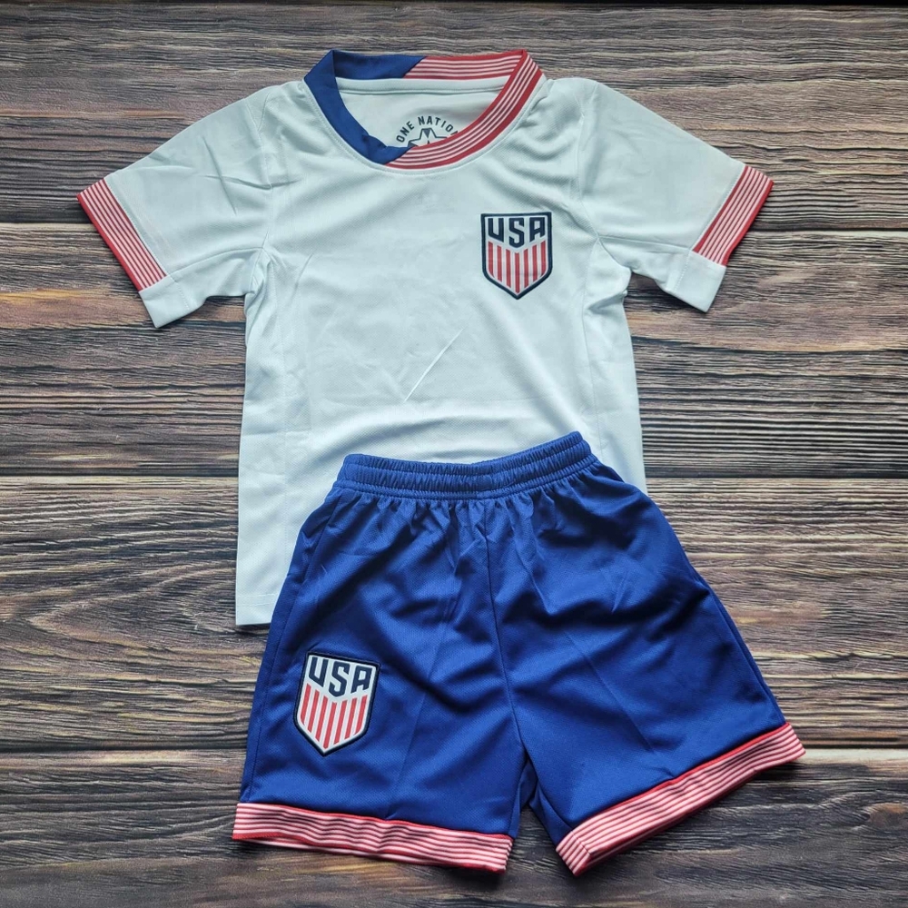 USA Home kid's soccer uniform